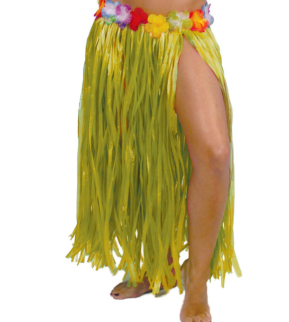 Falda Hawai Amarillo 75cm
