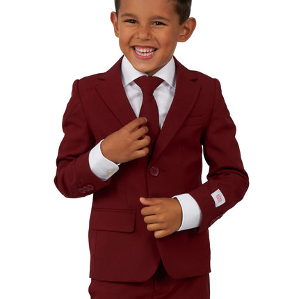 Traje Rojo Burdeos Niño <tc>OppoSuits</tc>
