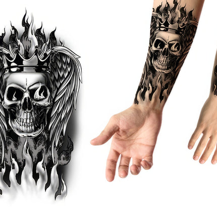 Cráneo Tatuaje Falso 30cm