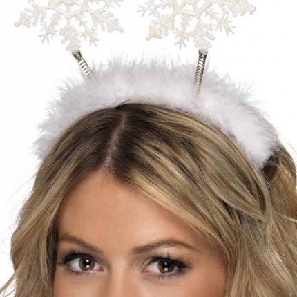 Diadema de Navidad Copos de Nieve