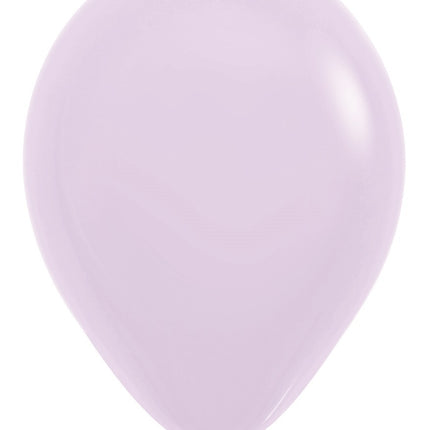 Globos Pastel Mate Lila 30cm 50pcs