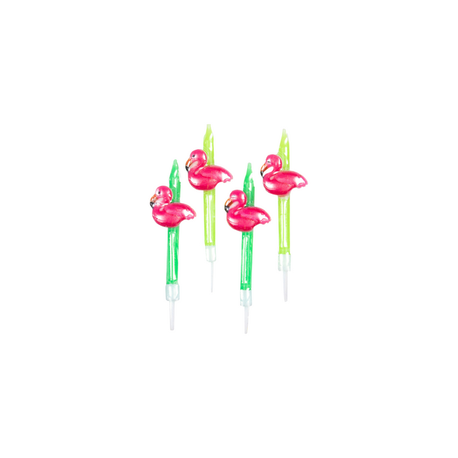 Velas Flamingo 5.9cm 4pcs