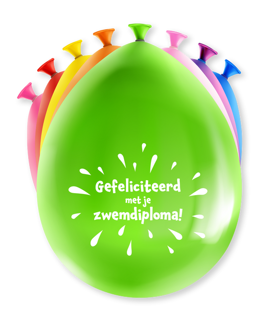 Globos certificado de natación 30cm 8pcs