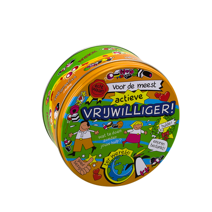 Tarro de caramelos Voluntario 14cm