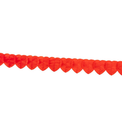 Guirnalda Corazones Rojos 2,5 m