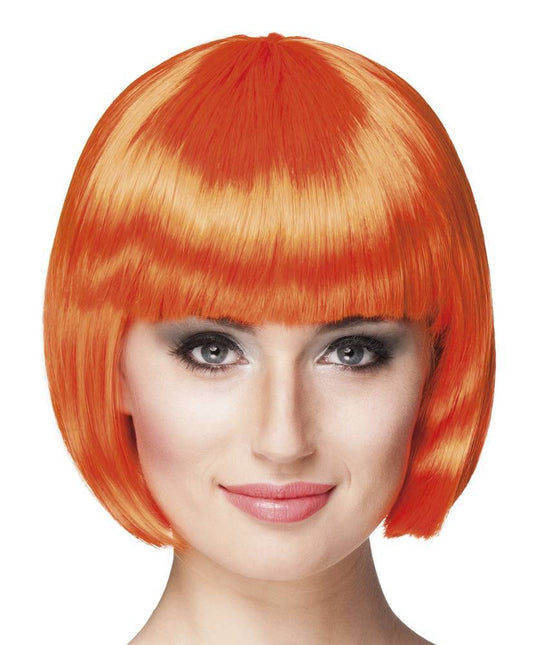 Peluca Bob Naranja Deluxe
