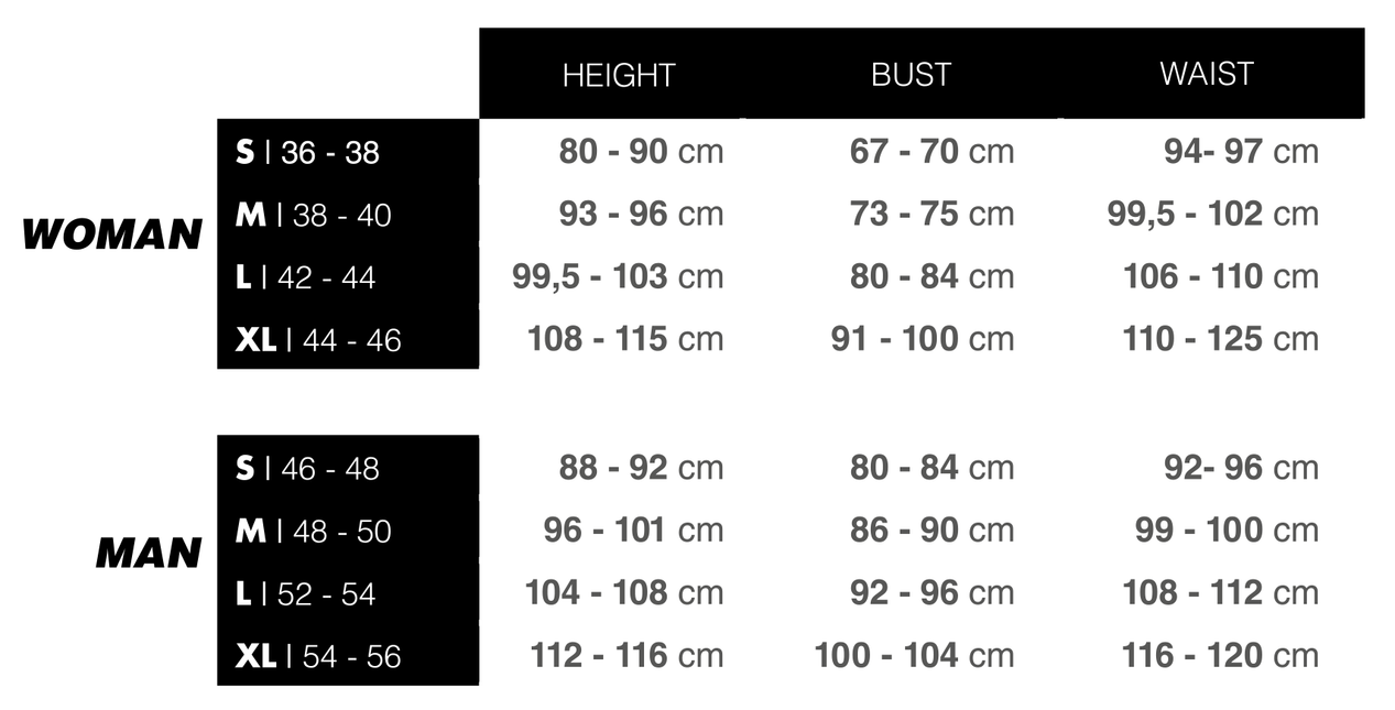 Traje de gimnasia para hombre