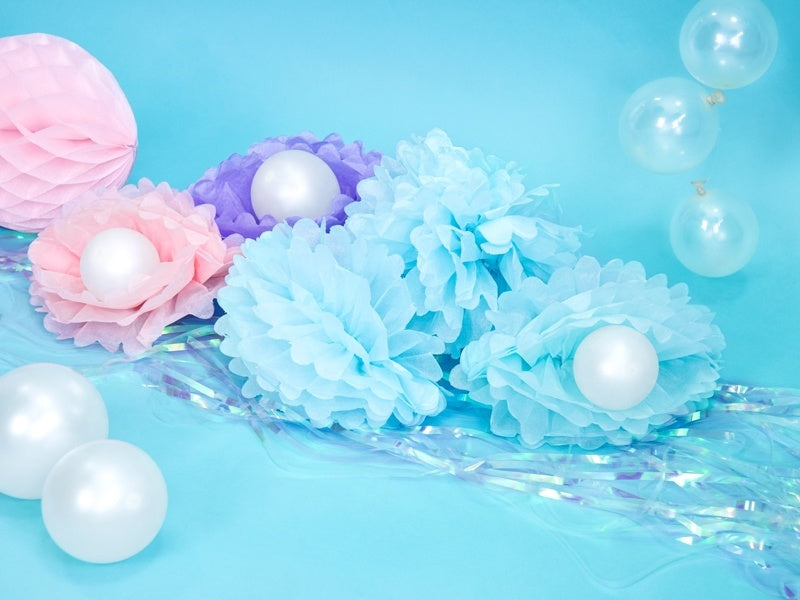 Pompón Azul Cielo 25cm