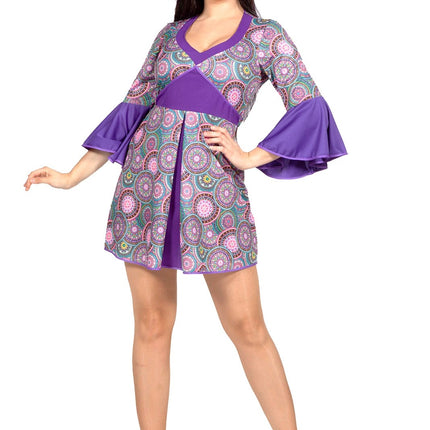 Vestido Hippie Morado