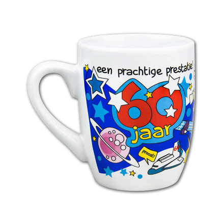 Taza 60 Años 12cm