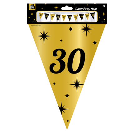Flagline 30 Años Oro Negro 10m
