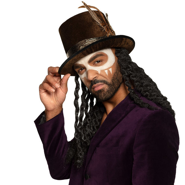 Sombrero de Halloween Voodoo Damballah