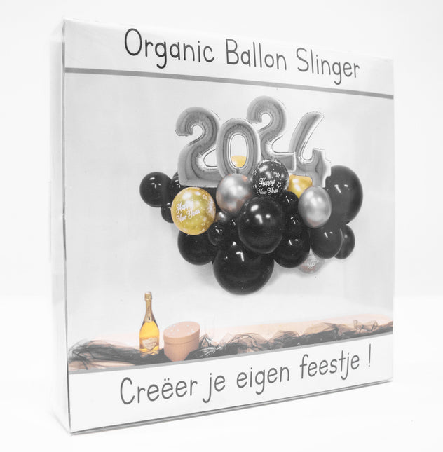 Globos DIY Kit de Globos Orgánicos Plateados Año Nuevo