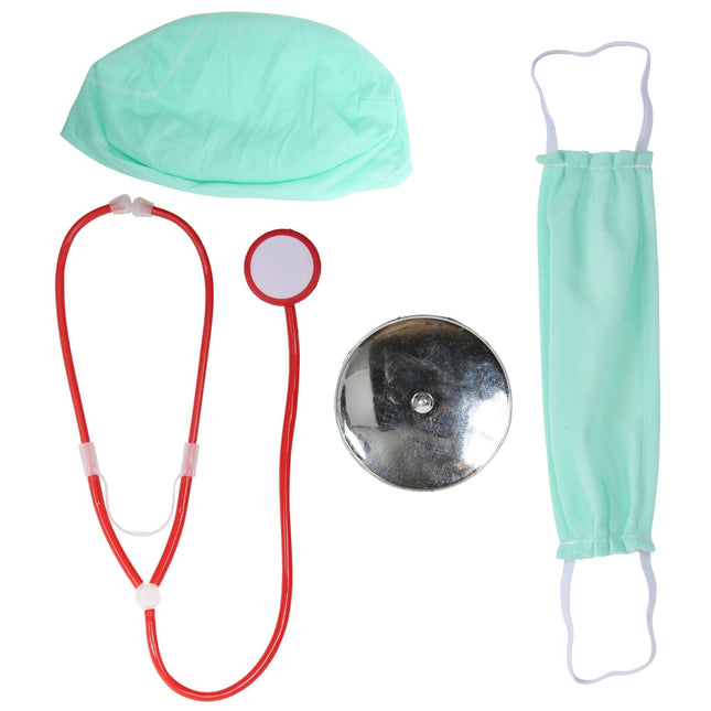 Set de accesorios de médico 4 piezas