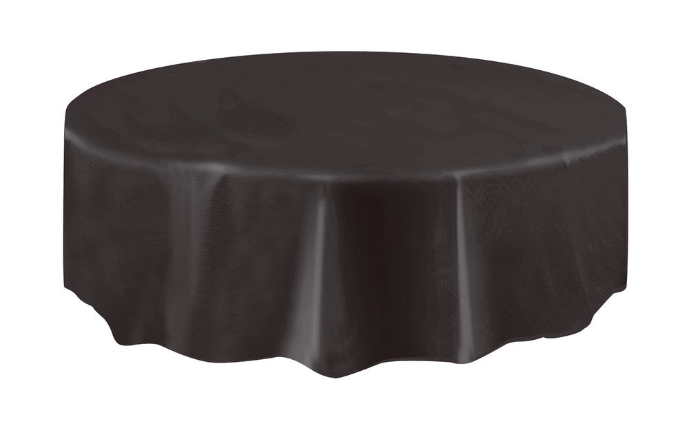 Mantel Negro Redondo Compacto 2,13m