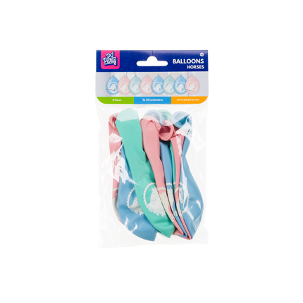 Globos Caballo 30cm 8pcs
