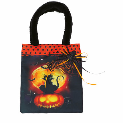 Bolsa regalo Halloween naranja 35cm