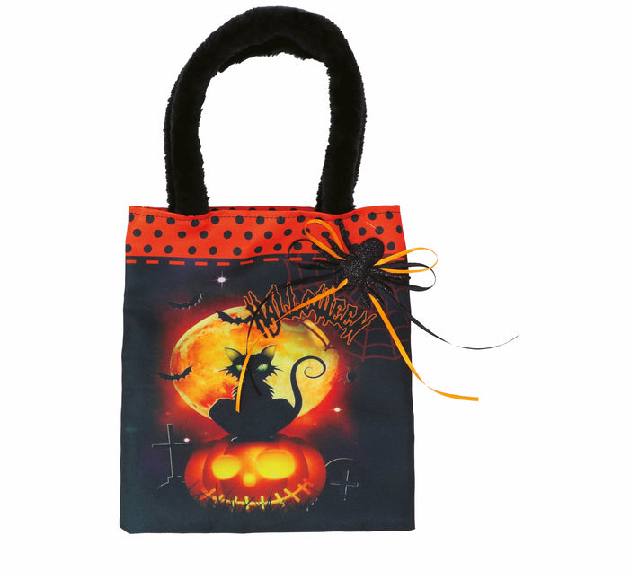 Bolsa regalo Halloween naranja 35cm