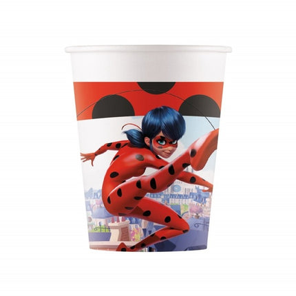Tazas Milagrosa Mariquita 200ml 8uds.