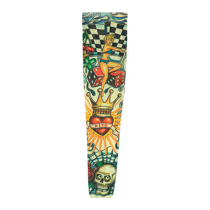 Tatuaje Falso Manga Calavera