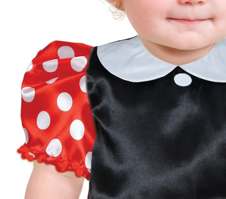 Disfraz de Minnie Mouse Rojo Blanco Bebé