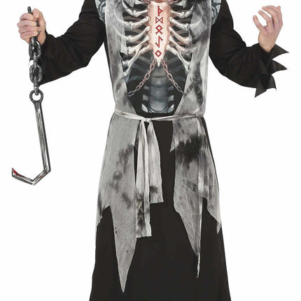 Disfraz de Halloween de Esqueleto L para hombre