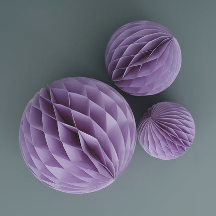 Panal morado 3 piezas