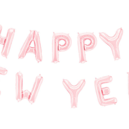 Fular Letra Feliz Año Nuevo Oro Rosa