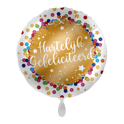 Feliz Cumpleaños Globo de Helio de Colores Vacío 43cm