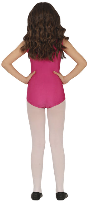 Conjunto de gimnasia Fucsia Niña Sin mangas