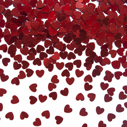 Confeti Corazones Rojo 5mm