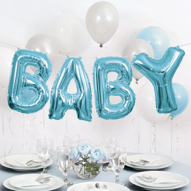 Globo Baby Blue 35cm