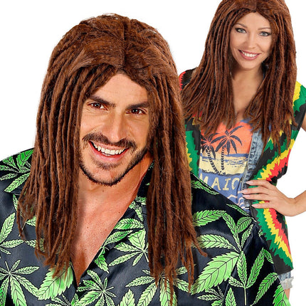 Peluca Marrón Rastas