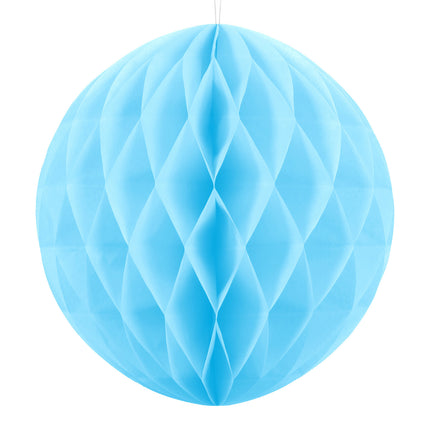Bola de nido de abeja Azul claro 20cm
