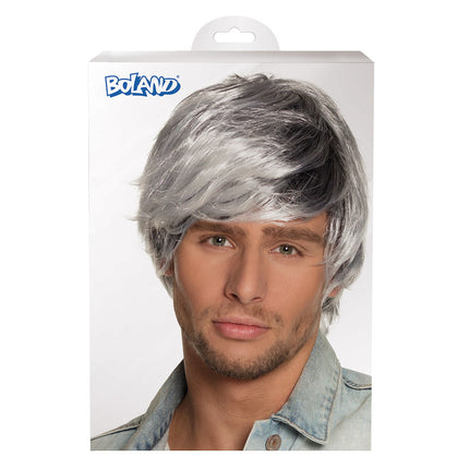 Peluca Blanca y Negra Tyler