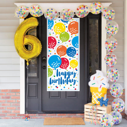 Guirnalda de globos Conffeti 30cm 15 piezas