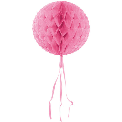 Bola Panal Flecos Rosa Claro 30cm