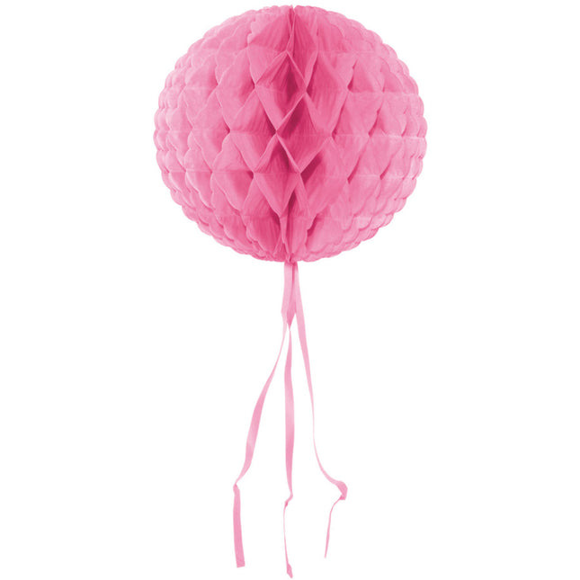 Bola Panal Flecos Rosa Claro 30cm