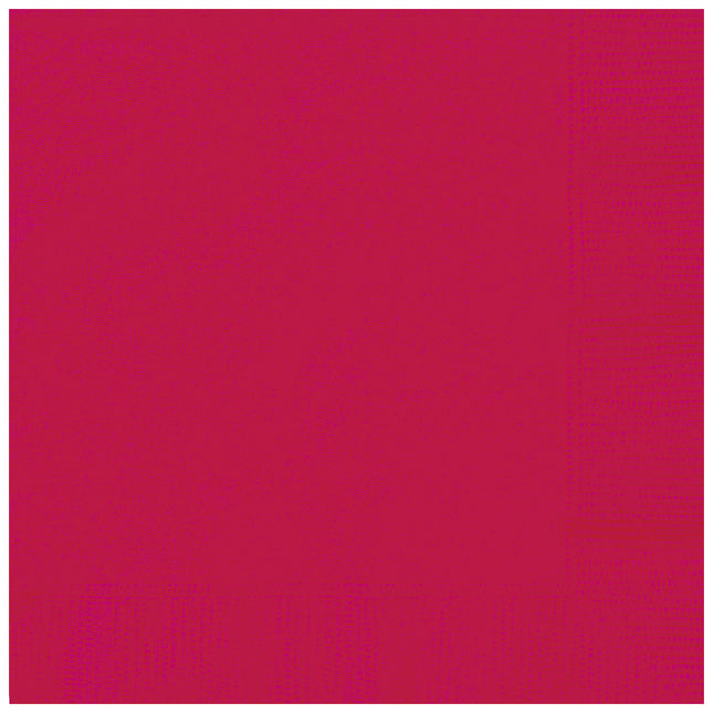 Servilletas Rojas 2 Capas 33cm 20pcs