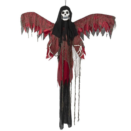 Muñeca de Halloween Esqueleto Volador Rojo 198cm