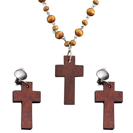 Juego de joyas Cruz