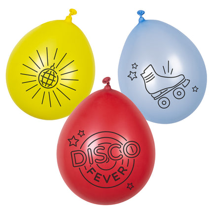 Globos Disco Fever 23cm 6pcs