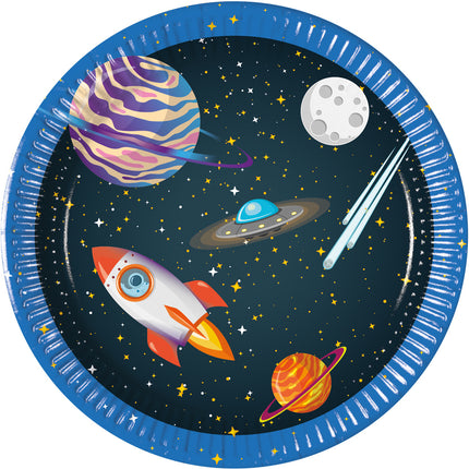 Platos Espacio 20cm 8pcs