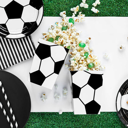 Bandejas para palomitas Fútbol 12cm 6pcs