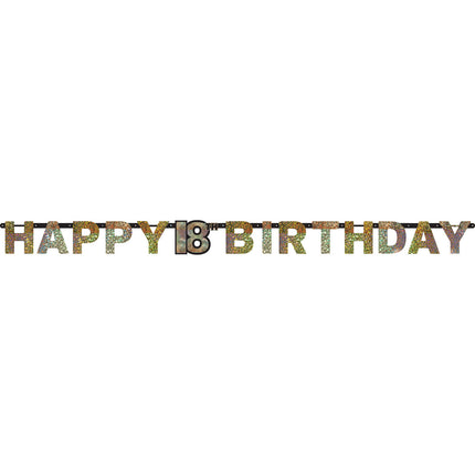 Letra Guirnalda 18 Años Feliz Cumpleaños 2.13m