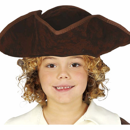 Sombrero pirata marrón niño