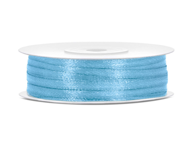 Cinta de raso Azul claro 3mm 50m