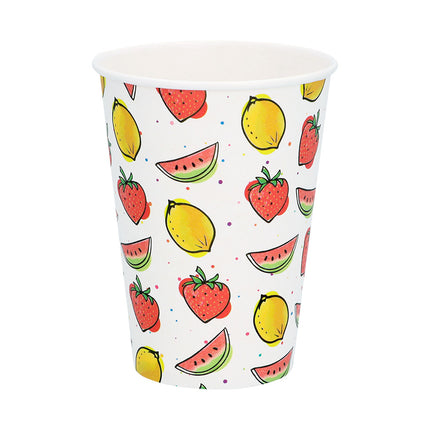 Vasos de Fruta de Papel 210Ml 8pcs