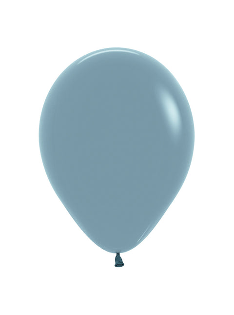 Globos Azul Crepúsculo Pastel 23cm 50pcs