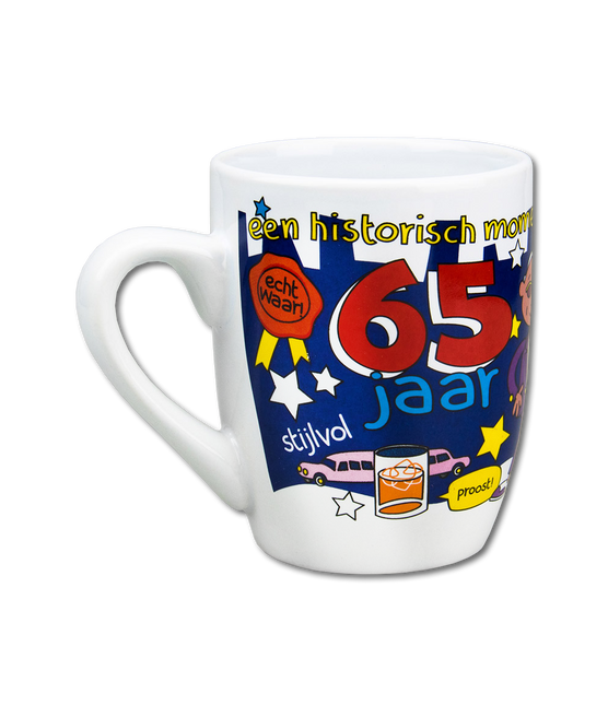 Taza 65 Años 12cm